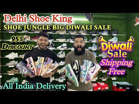 Big Brands Shoe Sale in Delhi 🇮🇳|| Top Quality Shoe Market in Delhi || Shoes in Wholesale Price 😱