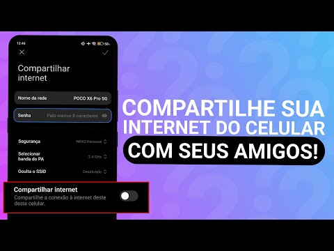 COMO COMPARTILHAR A INTERNET DO MEU CELULAR COM OUTRAS PESSOAS