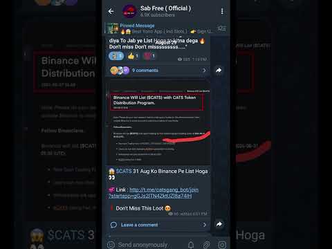 Cats Airdrop listing date | cats coin listing #viral