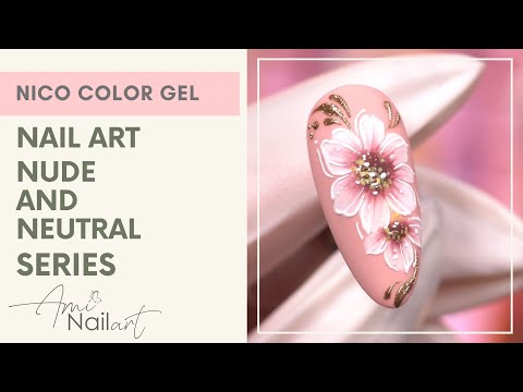 Nail Art Nude And Neutral Design