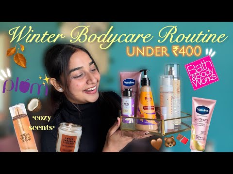 *under ₹400* winter body-care routine to smell amazing!! 🥥✨🛀🫧 | Rashi Shrivastava #amazon #bodycare