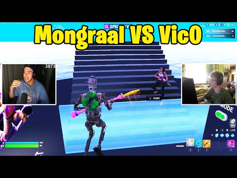 Mongraal VS Vic0 1v1 Buildfights