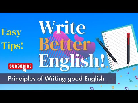 Principal of Writing good  English#studytips #comunicationskills #english