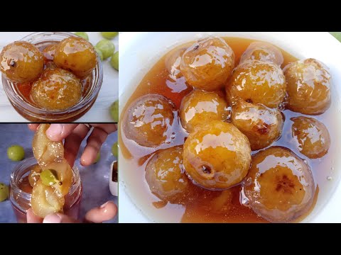 Amla Murabba Recipe || How to make Steamed Gooseberry Sweet Recipe