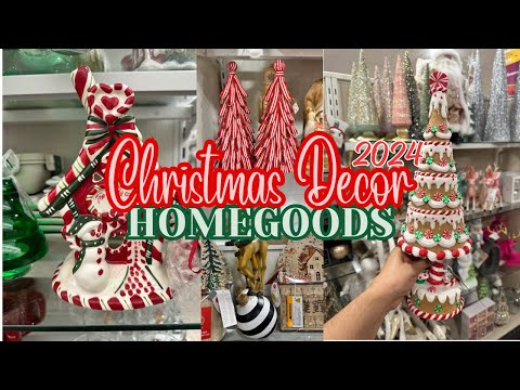 🎄CHRISTMAS DECOR 2024 AT HOMEGOODS! NEW CHRISTMAS DECORATIONS 2024 #christmasdecor #homegoods