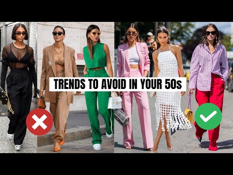 2023 Fashion Trends To AVOID In Your 50s | What NOT To Wear