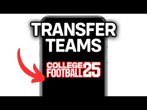 HOW TO TRANSFER TEAMS IN COLLEGE FOOTBALL 25 2025! (FULL GUIDE)