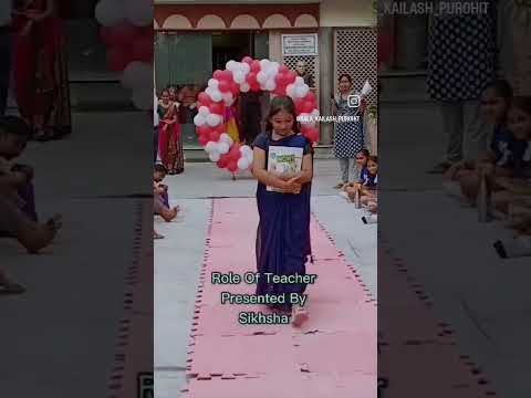 Shiksha School Program #cute #youtubeshorts #ytshort