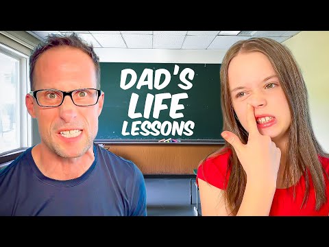 How Dad TEACHES Life LESSONS | The most funny dad and daughter moments of all time