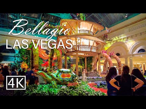 [4K] Bellagio - Las Vegas Casino - Walking Tour