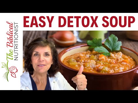 Easy Detox Vegetable Soup Recipe - Flush Fat And Toxins