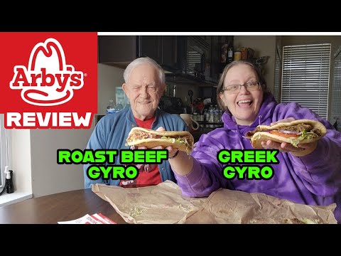 Arby's Greek Gyro and Roast Beef Gyro Review #foodreview #fastfood #honestfoodreviews