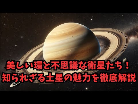 【宇宙の雑学】美しい環と不思議な衛星たち！知られざる土星の魅力を徹底解説！ #宇宙の神秘 #土星環 #探査機カッシーニ