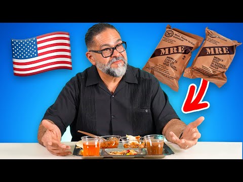 Mexican Dads Try MREs (Military Food)