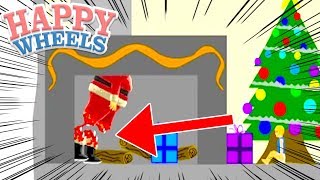 サンタさん？暖炉の中で何がありました？ - Happy Wheels 実況