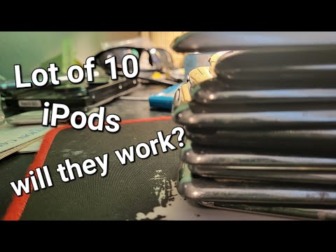 Lot of 10 iPods will they work?