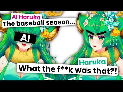 Haruka completely loses her mind when she realizes her AI acts and sounds nothing alike...