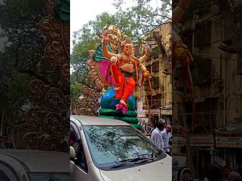 Mumbai Lalbagcha Raja Ganpait Bappa Aagman 2024 #trendingvideo #viralvideo #viralshort #shortsvideo