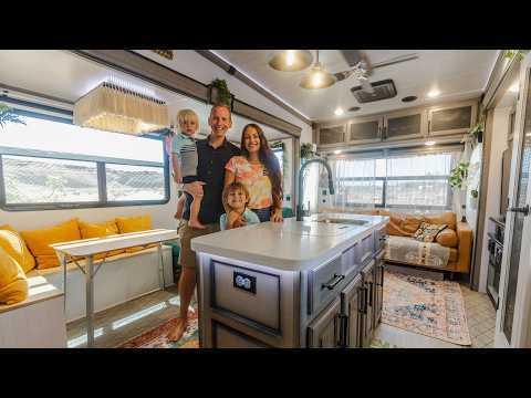 Family of 4 in Spacious RV - Unique Open Floor Plan