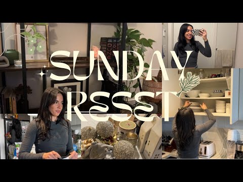 SUNDAY RESET | Taking down the Christmas decor, Costco run, Meal prep