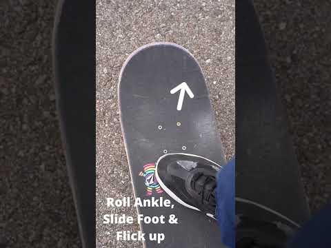 How to Kickflip Slo Mo Tutorial #skateboarding #kickflip #skate