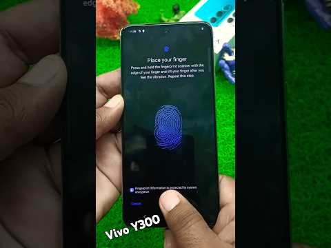 Vivo Y300 fingerprint vs Facelock test Review🔥#vivoy300 #vivo #speedtest