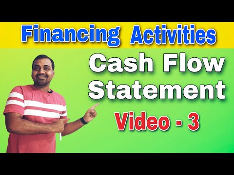 🔴 Cash flow from Financing Activities | Video 3 | Cash flow class 12 in hindi