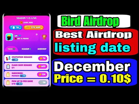 Bird Ton Airdrop | bird airdrop listing date | bird ton listing date | bird exchange | Airdrop