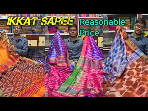 Ikkat Sarees With Price | Kotki Saree | Ikkat Silk Sarees With Price | Ikkat Saree |Wh-9064262150