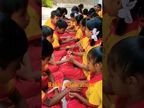 rakhi celebrations at gangeya high school #school #schoolchildren