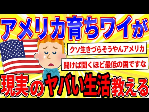 【2024年最新スレ】アメリカ育ちワイがアメリカ生活のヤバい現実を教える【2ch面白いスレゆっくり解説】