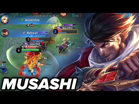 [NEW UPDATE] MUSASHI JUNGLE SEMI DAMAGE/TANK BUILD - HONOR OF KINGS