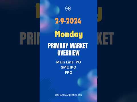 Current IPO: 2-Sep-2024 #ipo #initialpublicoffering #nse #bse #sme #smeipo #primarymarket #fbo