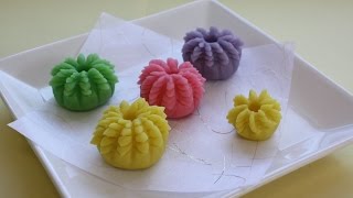 How to make　Nerikiri 和菓子　練りきり　作り方