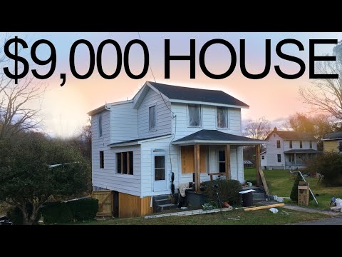 $9,000 HOUSE - NEW FRONT DOOR & MAJOR CLEAN UP - EP. 37