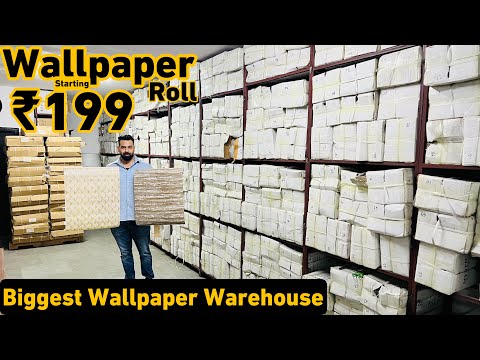 Biggest Wallpaper Warehouse In Delhi || Cheapest Wallpaper Market || Imported Wallpaper || Wallpaper