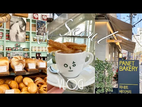 [vlog] 韓国旅行ep.2 | 5時起きでソウルに移動🚃念願のカフェとオクススパイ | カフェ巡り | 弘大 | 安国 | 延南洞 | 梨泰院 | ソウル編