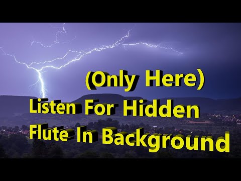 Muscle relaxation meditation sleep music | Thunderstorm Rain black screen 3 hours