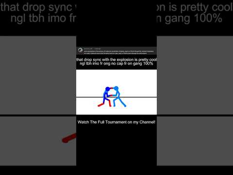 super duper epik drop sync omg #animation #blue_cube #mha #stickmantournament #stickmanfight #shorts