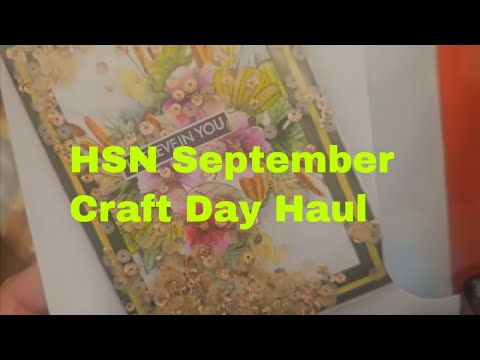 Check Out My Awesome September Craft Day Hsn Haul