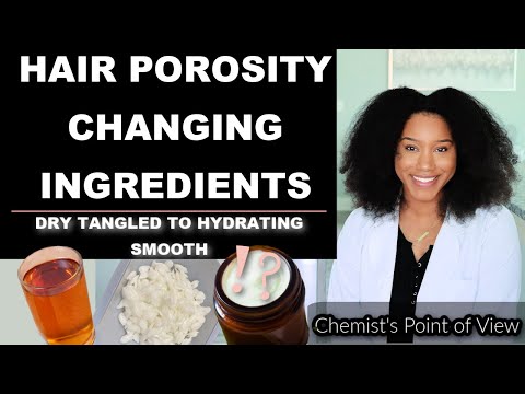 4 HAIR POROSITY CHANGING INGREDIENTS: DRY, TANGLED TO HYDRATING, SMOOTH