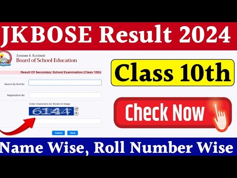 Breaking! JK Bose Class 10 Result 2024 OUT NOW! |jkbose 10th result 2024 | 10th result 2024 jkbose