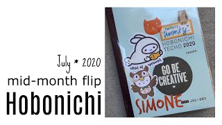 Planner flip through #13 | Hobonichi Cousin A5 * - July 2020 * first flip