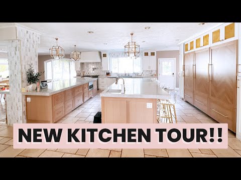 PART 1: New Kitchen Tour! MASSIVE kitchen remodel TRANSFORMATION for a family of 10! | Jordan Page