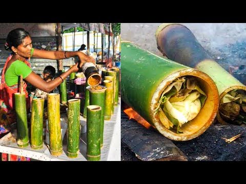 Tribal Food | Bamboo Chicken Biryani Full Making | Food and Travel TV