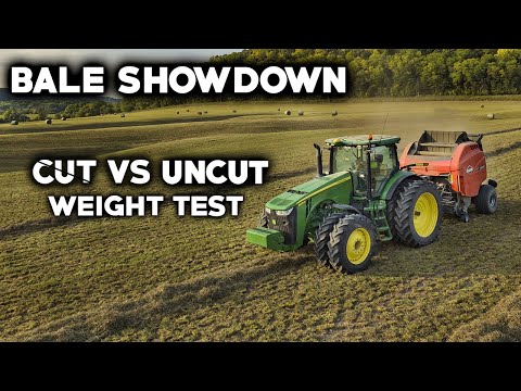 Bale Weight Showdown - Cut VS Uncut Bale Density - KUHN VB 560