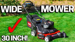 30" Wide Lawn Mower Saves 40% of Mowing Time? 2020 Toro Timemaster Review