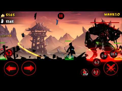 League of stickman free - First attempt for Endless wave