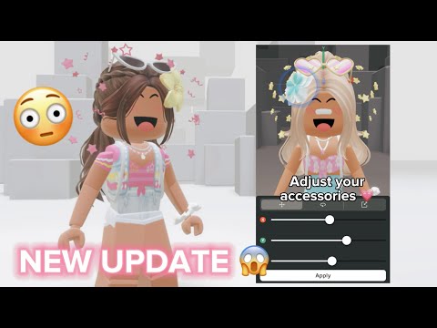 YOU CAN NOW ADJUST YOUR ACCESSORIES ON ROBLOX- 😳😱🥳