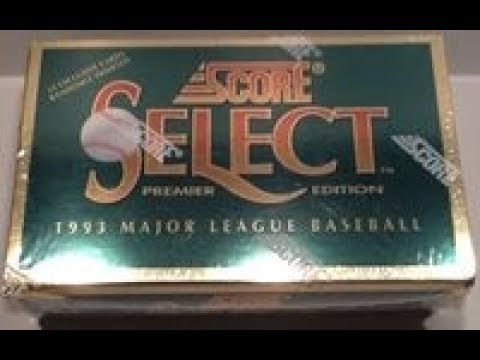 1993 Score Select Baseball Hobby Box Break